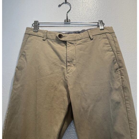 Bonne Gueule Pants Men’s Size 29 Beige Chino Axel Classic Work Everyday READ - Picture 3 of 10